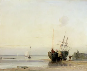 Die Mole von Calais, ca. 1823-24